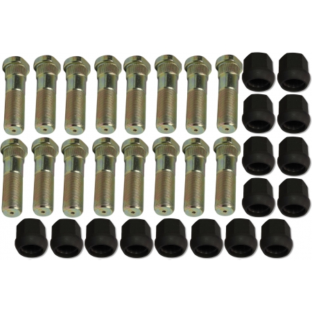 16x SZPILKA BLIŹNIAKÓW KOŁO PRZYCZEPY 88,5 mm + NAKRĘTKA HL 6011 8011 M22